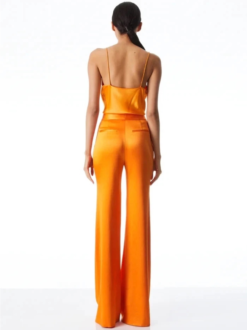 Alice + Olivia Harmon Drapey Slip Tank - Picture 2 of 10